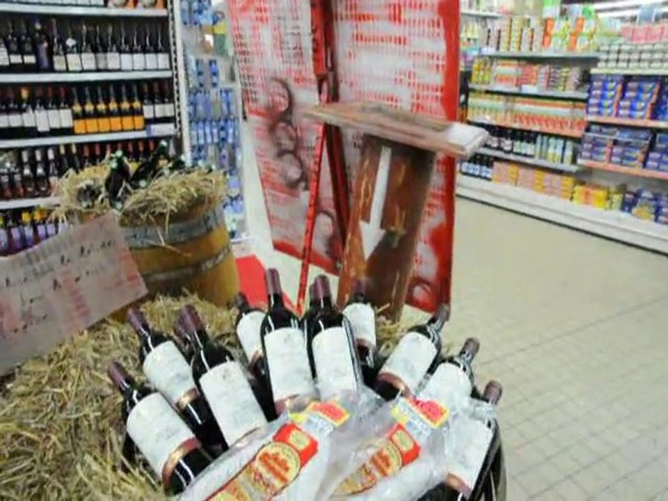 Foire aux vins à l'Intermarché de Gourdon