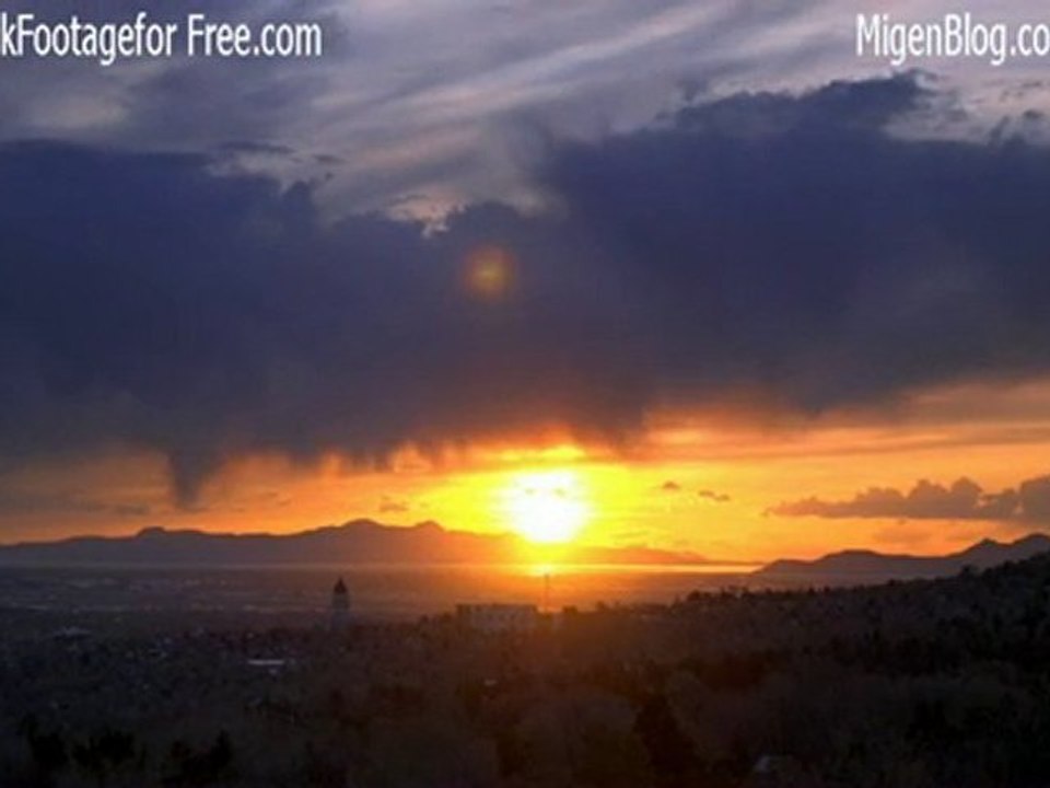 Free Time Lapse Sunset Stock Footage