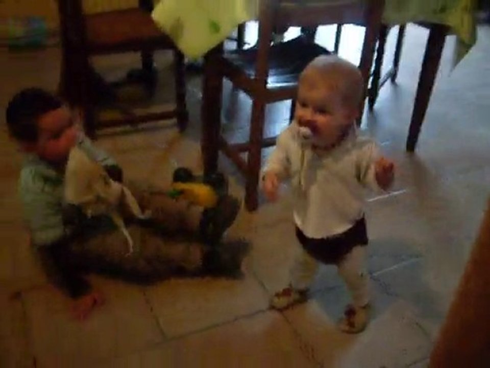 les 1ers pas de Lowen le 7/09/2010