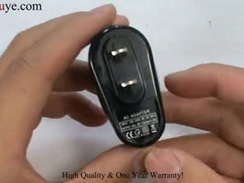 USB Power Adapter Charger Black for iPhone