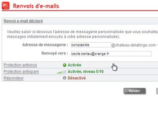Créer un renvoi d'e-mail avec le Pack Relais de NordNet