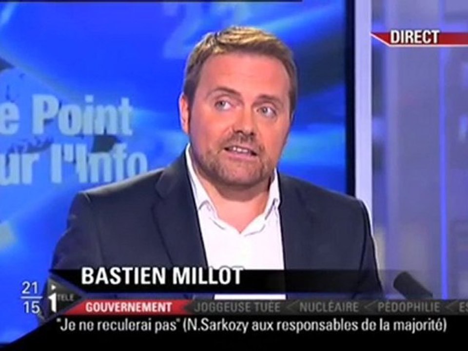Bastien Millot dans "Le Point sur l'info" - le 07/09/2010