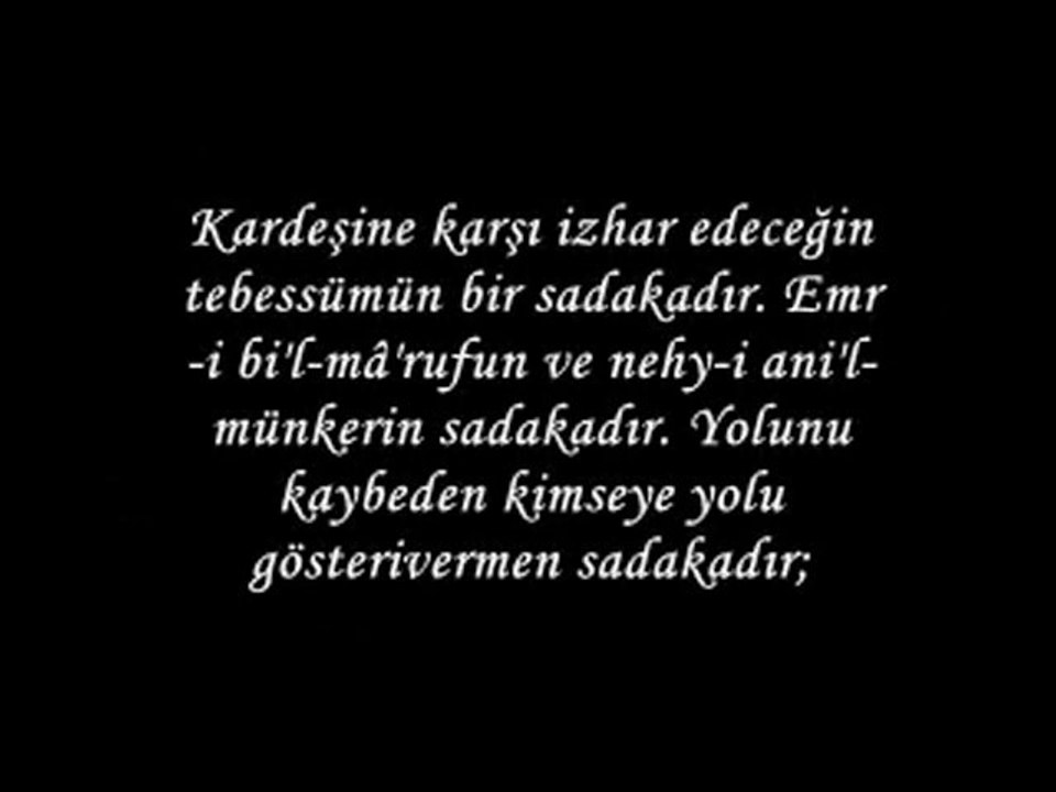 PEYGAMBERİMİZİN (S.A.V.) HADİS-İ ŞERİFLERİ 6