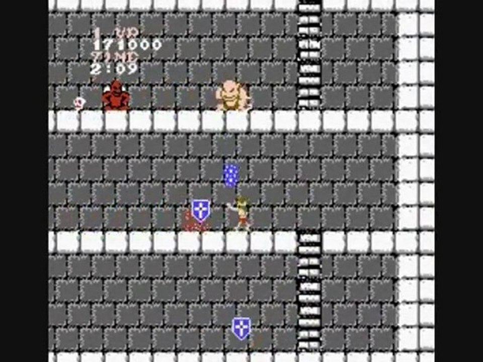 Ghosts'n Goblins part 6 - Le château, niveaux supérieurs