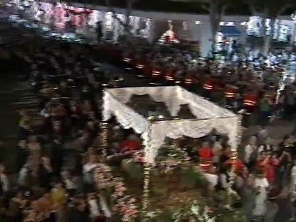 Subida de la Virgen de Los Llanos a su Capilla