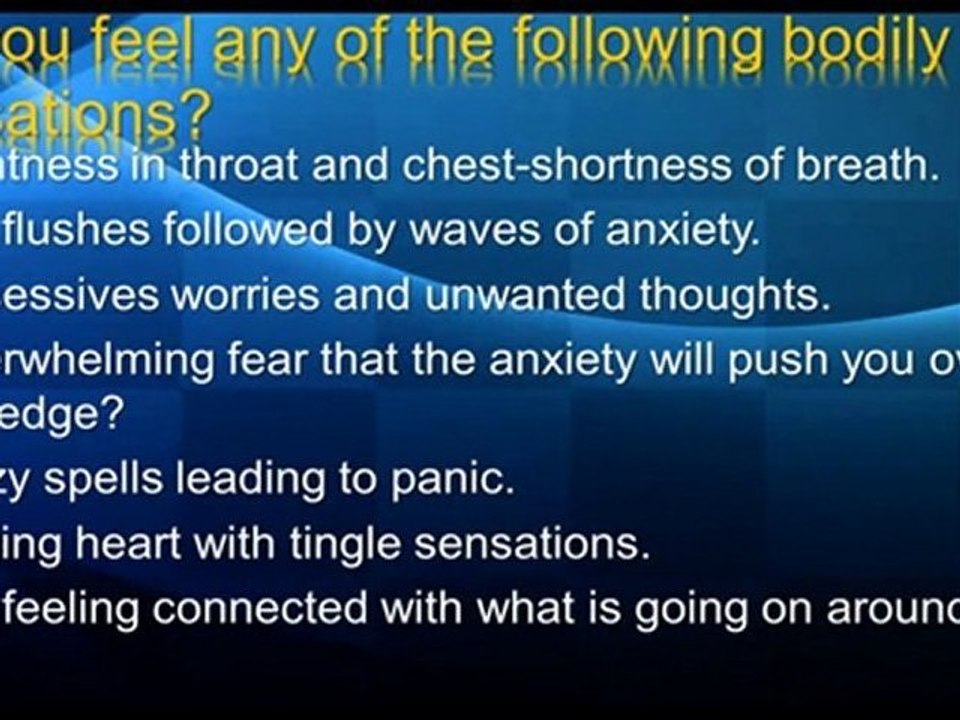 Treating Panic Attacks