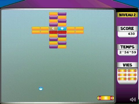 HOUSEBRIC ce jeu de casse brique est proposé par HOUSECLIC
