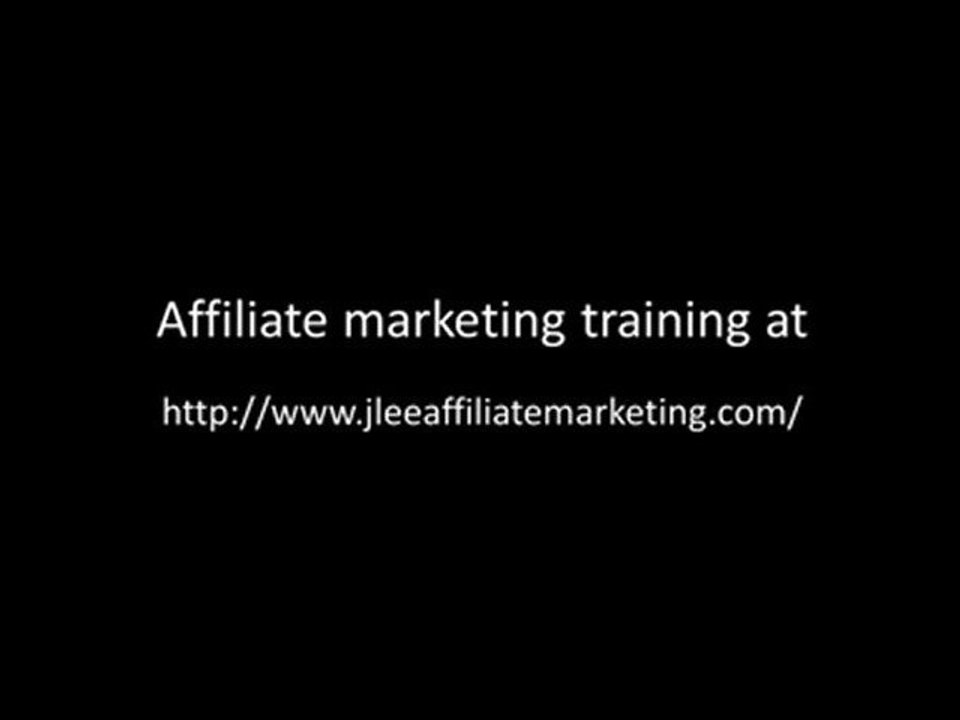 Affiliate marketing getting started