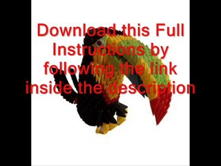 easy 3d origami tutorial tucan bird