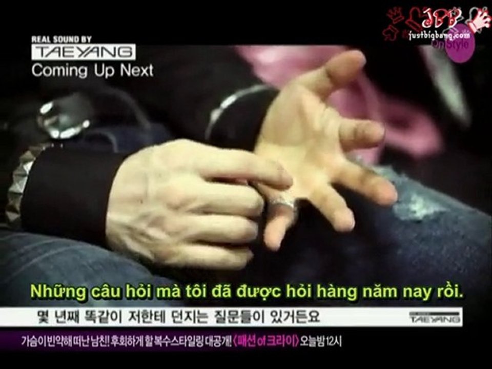 [JBB][Vietsub]R3al S0und by Tae Yang ep1 p1-6