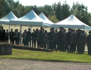 Commémoration de la libération au mémorial de Berthaucourt