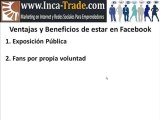 10 Beneficios tener pagina fans en Facebook inca-trade.com