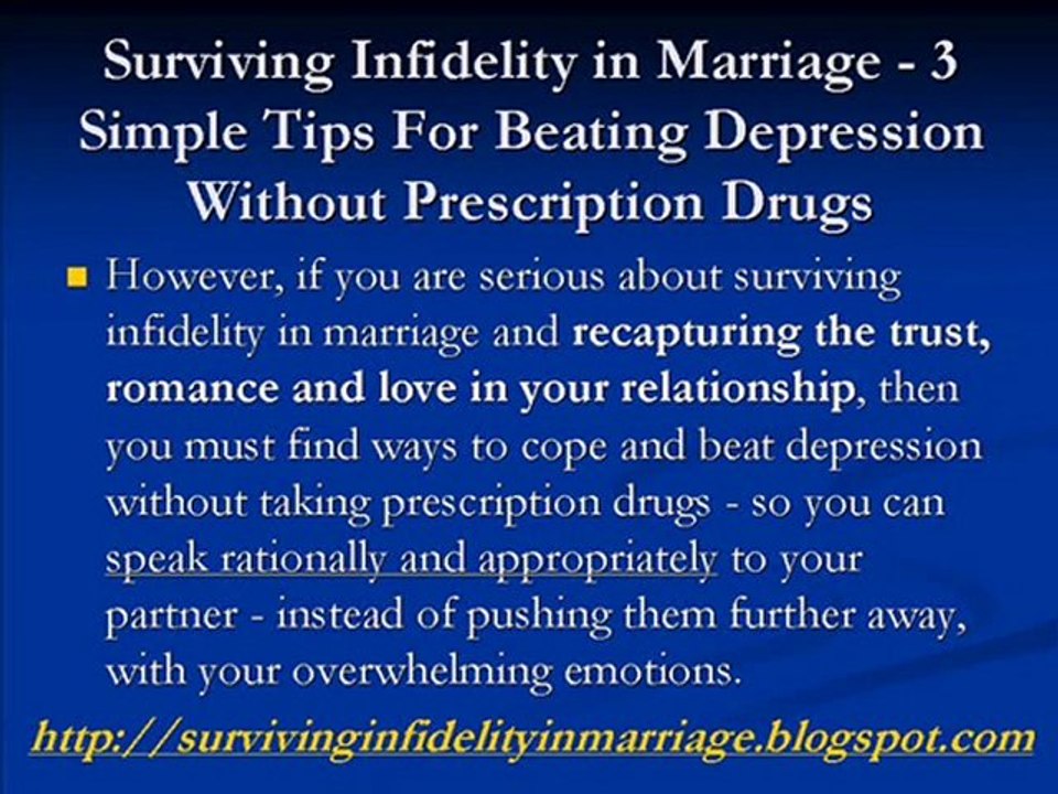 Surviving Infidelity in Marriage (3 Simple Tips) Beat ...