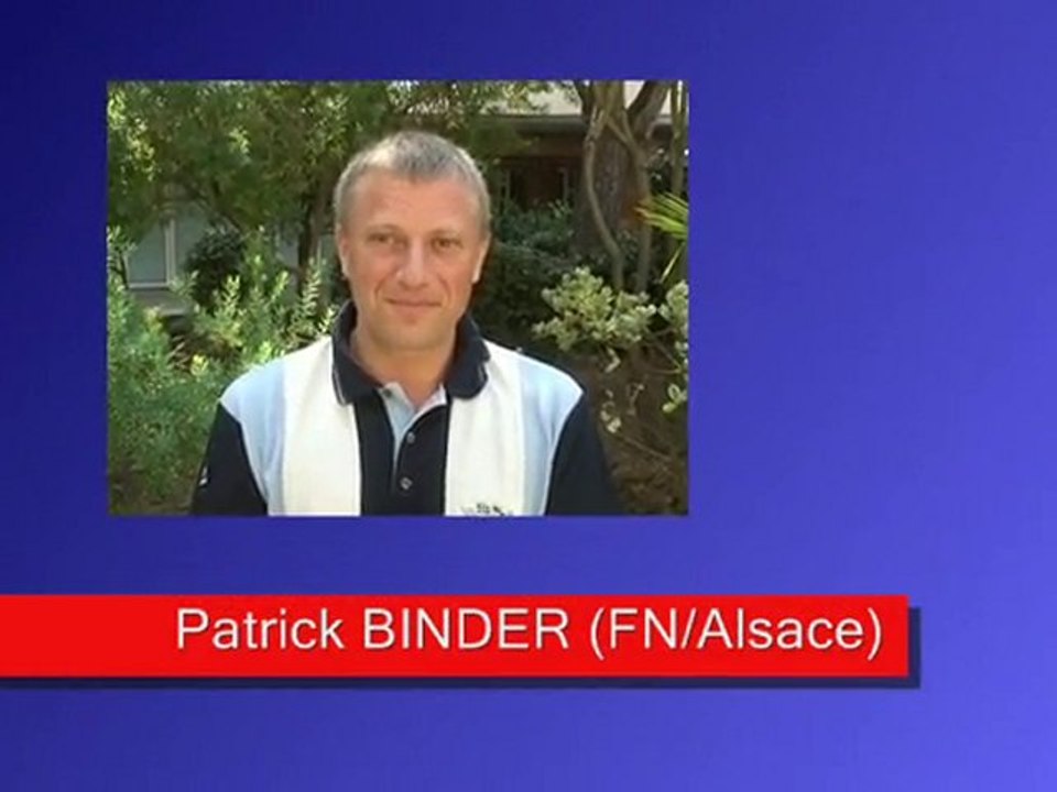 Islamisation : Patrick BINDER (FN) lance Islamest.com