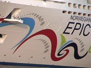 Norwegian Epic le départ