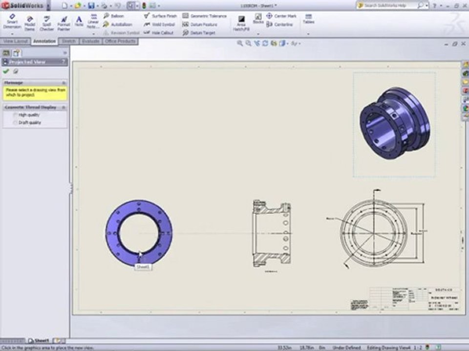 SolidWorks 2011 Bir Yenilik – Çizimler Donanımlar