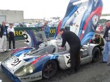 La Porsche 917 restaurée roule au Mans, le 8 juin 2010