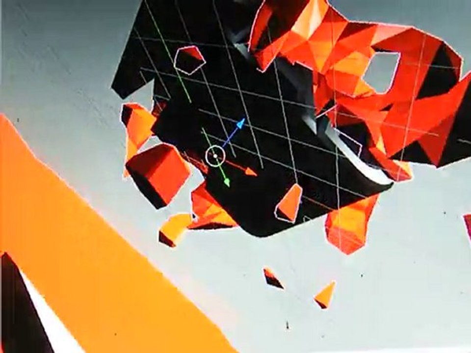 blender 3d selfmade animation filmed from screen