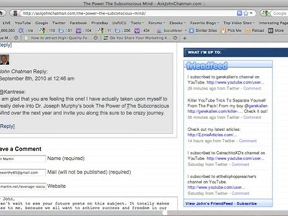 Benefits of Commenting On Blogs