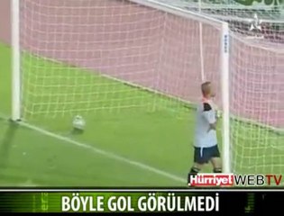 Böyle gol mü yenilir?