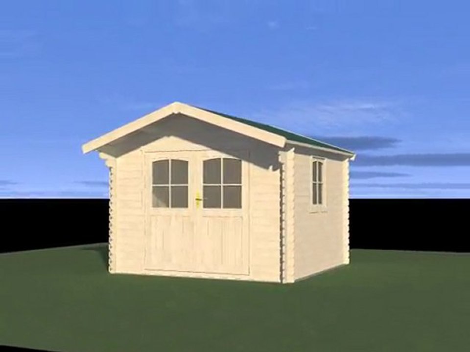 Présentation abri de jardin en bois Chamonix ParlonsJardin