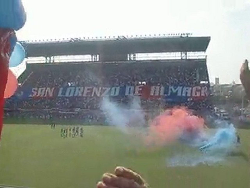 San Lorenzo - Huracan / Entrée des joueurs