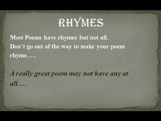 What Makes a Good Poem