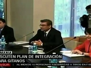 Discuten plan de integración para gitanos en Rumania