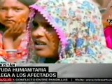 Ayuda humanitaria llega a afectados por inundaciones en Paki