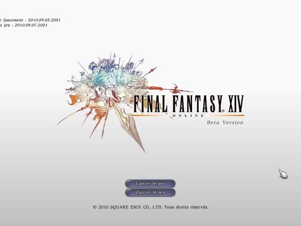 Final Fantasy XIV - Test beta - Partie 1