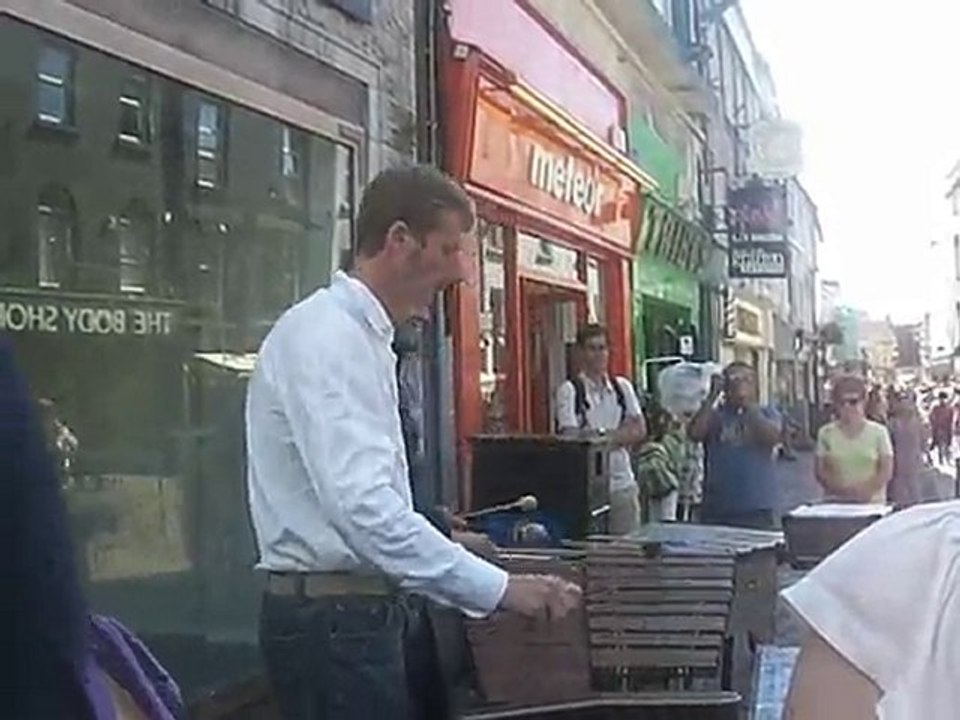 Street music in Galway
