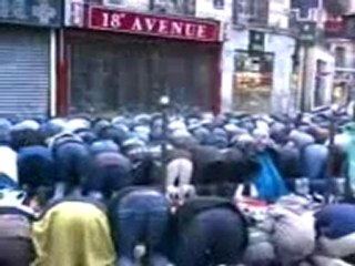 Islamisation de Paris - Noël à Barbès (25 décembre 2009)