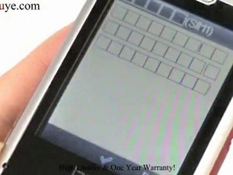 M3 Quad Band Dual SIM Cool Phone Red and Silver with ...