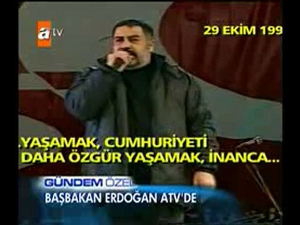 AHMET KAYA TAYYİP ERDOĞAN I UĞURLUYOR.