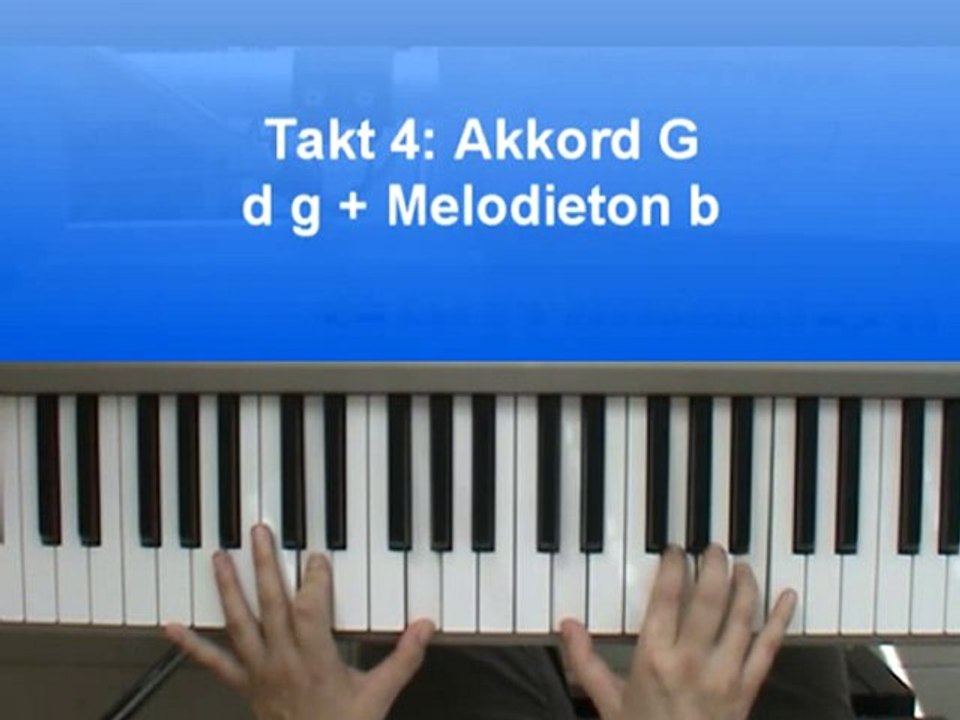 Klavier spielen Serie Moldau Teil 10 von 11