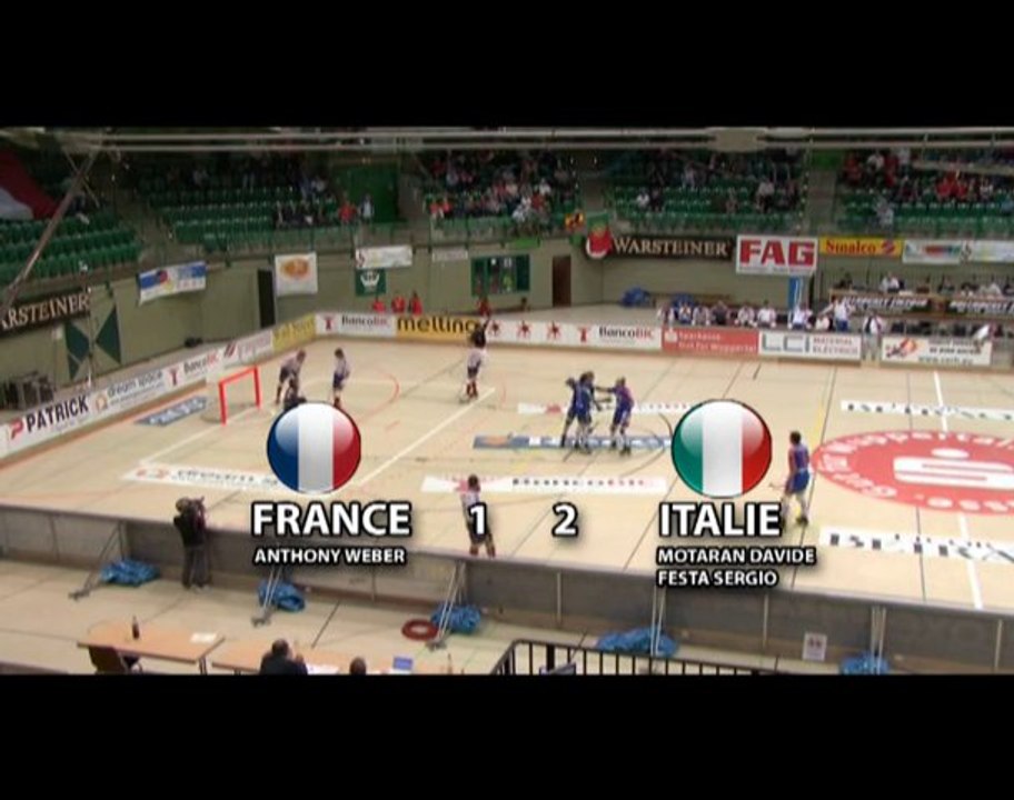 RINK HOCKEY - CHAMPIONNATS D'EUROPE 2010 : FRANCE ITALIE QUART DE FINALE