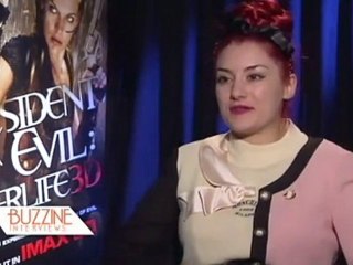 Resident Evil Afterlife Cast Interviews on Buzzine