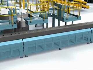 Công nghệ đúc khuôn cát tươi mặt ghép đứng Di