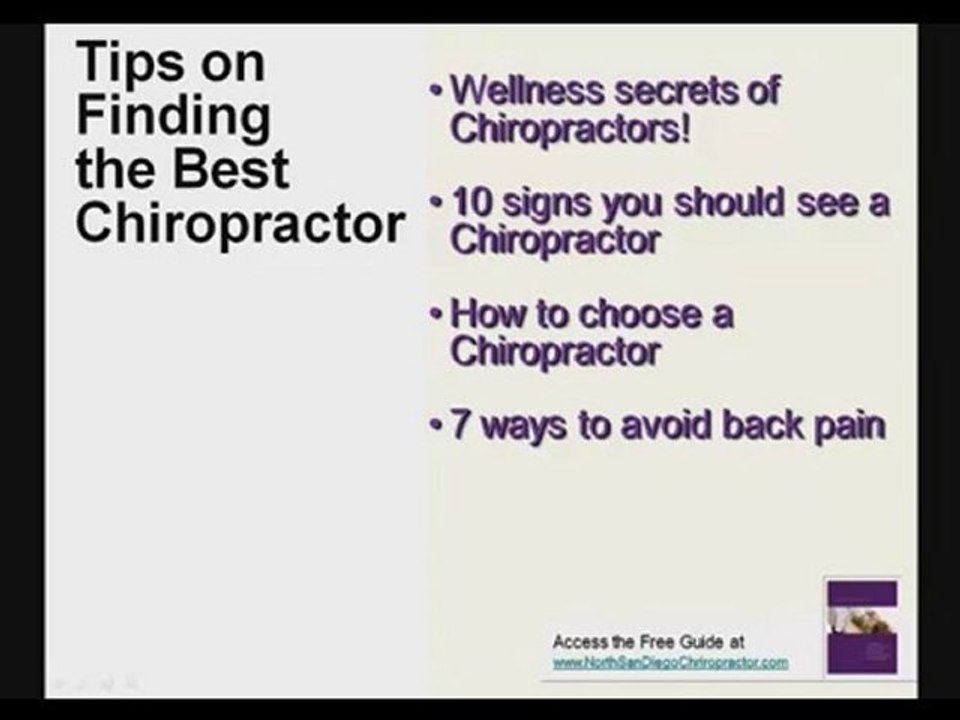 Solana Beach Chiropractor Back Pain, Neck Pain, TMJ Chiropr