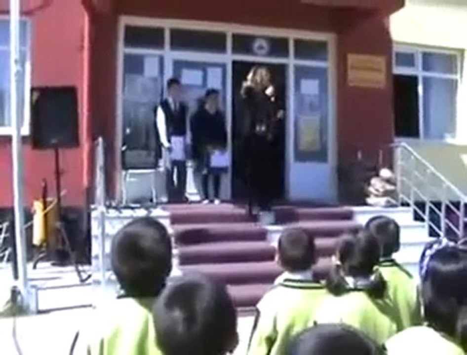 18 MART ÇANAKKALE ŞEHİTLERİNİ ANMA TÖRENİ.  ÖĞR, SEVAL EROĞLU