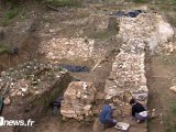 Louvres, fouilles au château d'Orville