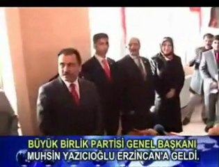 Muhsin Yazıcıoğlu'nun Erzincan Ziyareti