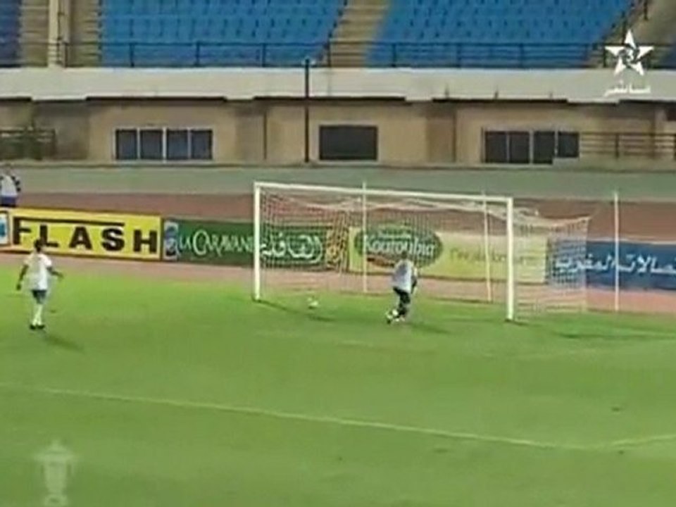 Un gardien de foot stupide