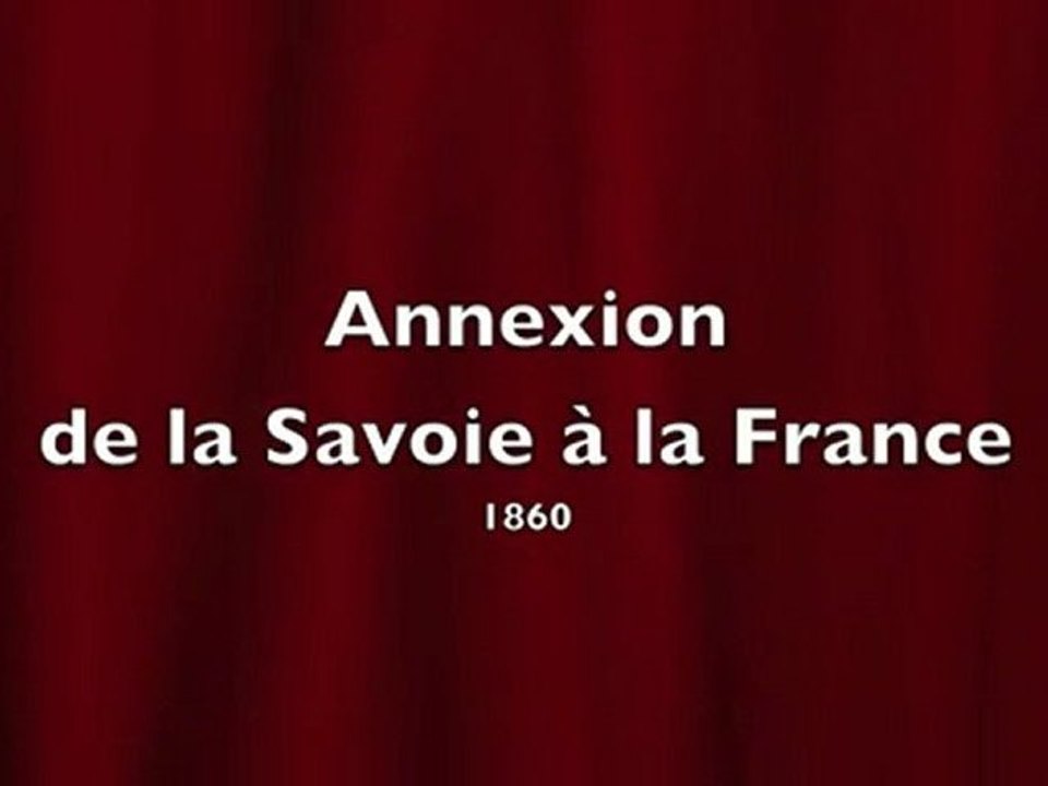 Annexion de la Savoie à la France