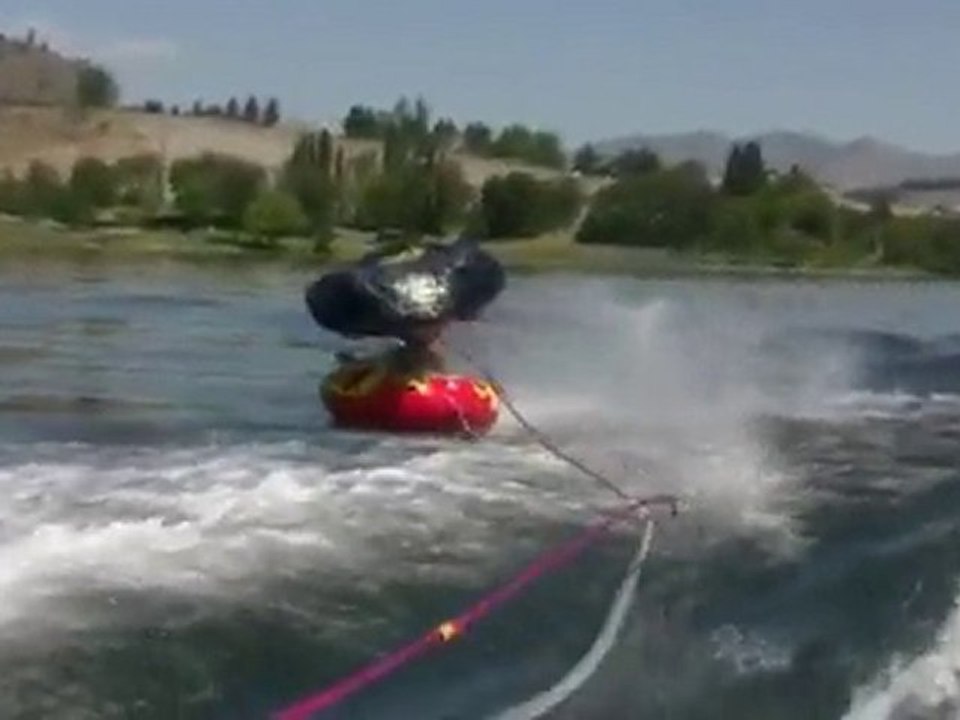 Un chanceux au tubing