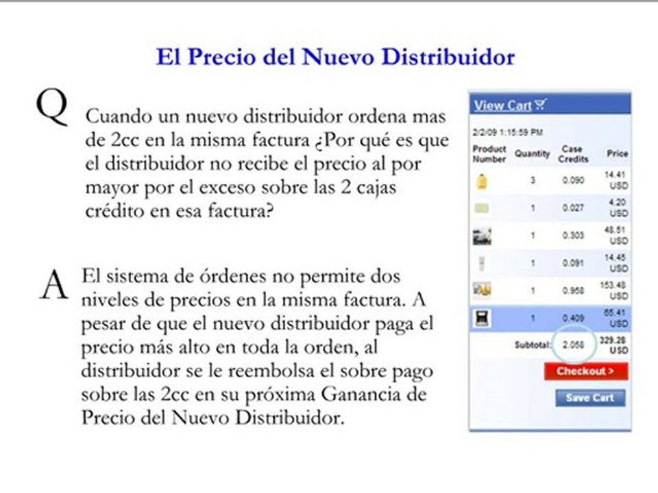 precio Nuevo Distribuidor
