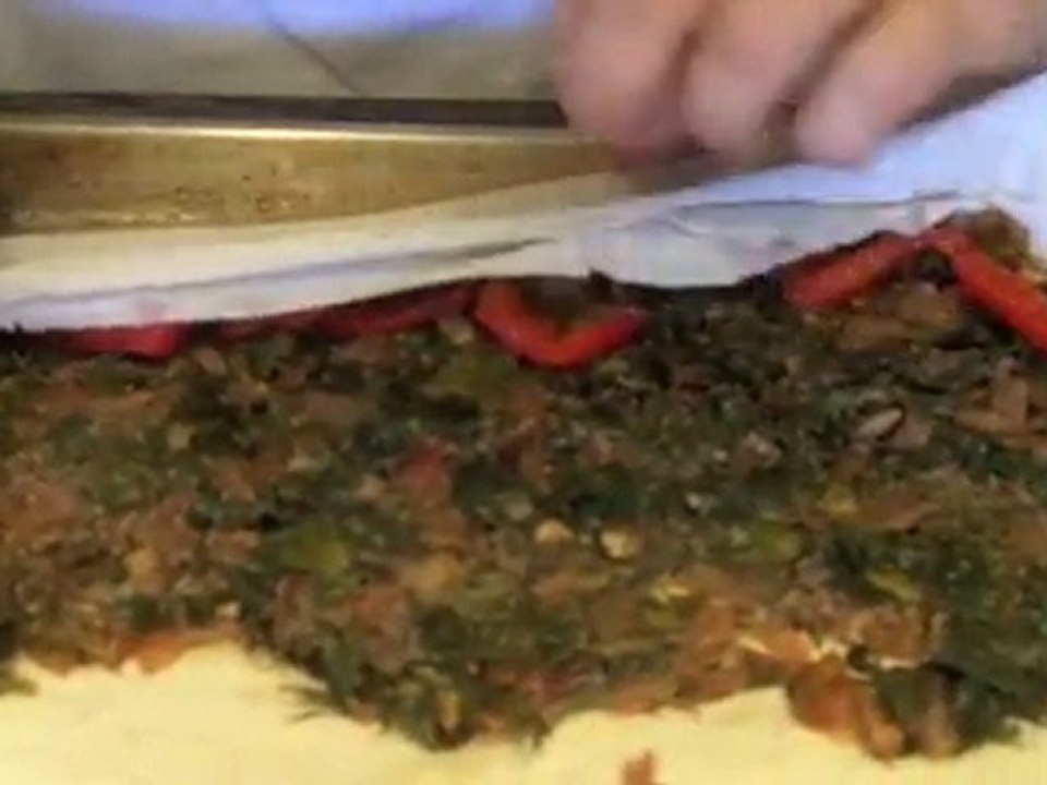 The Vegguy prepares vegan Swiss Chard Fennel & Sorrel Roula