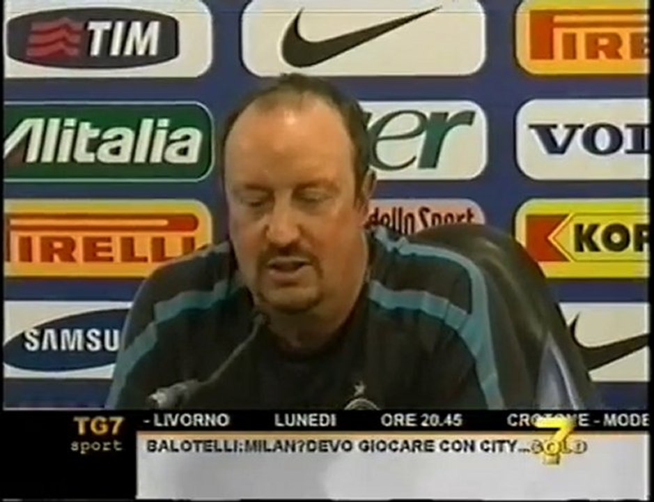 Inter-Benitez: «Milan favorito? Anche a Istanbul...»
