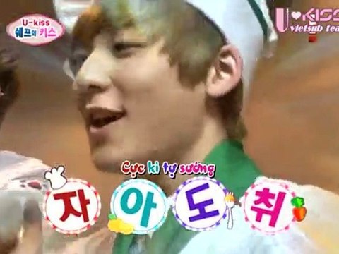[Vietsub]100626 U-Kiss Chef's Kiss Ep5 ♥ 3/5