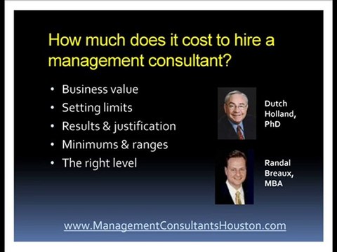 Management Consultant Houston, Texas Tx - How Much Does It